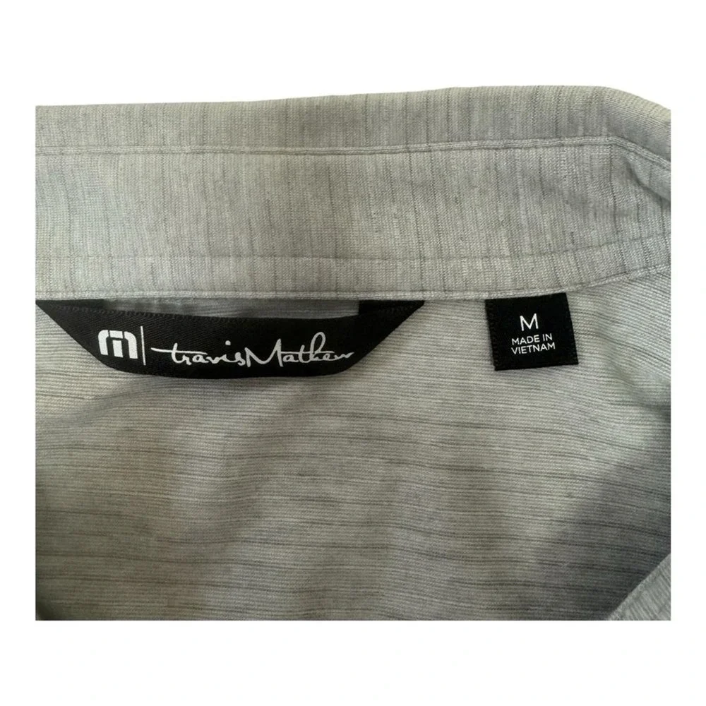 TravisMathew Mens Lake Nona Boys & Girls Club Polo Shirt Grey Medium Heathered